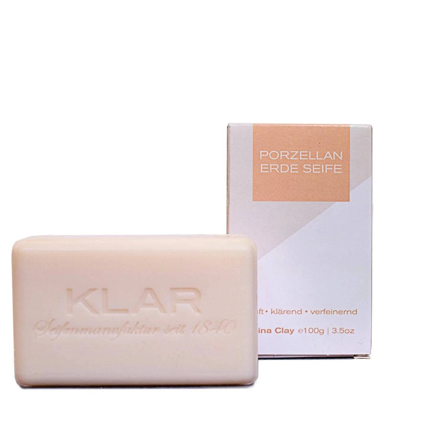 Klar's - Porzellanerdeseife 100g - WERTE FREUNDE