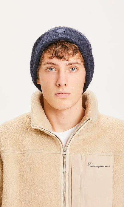 KCA - LEAF rib organic wool beanie - WERTE FREUNDE