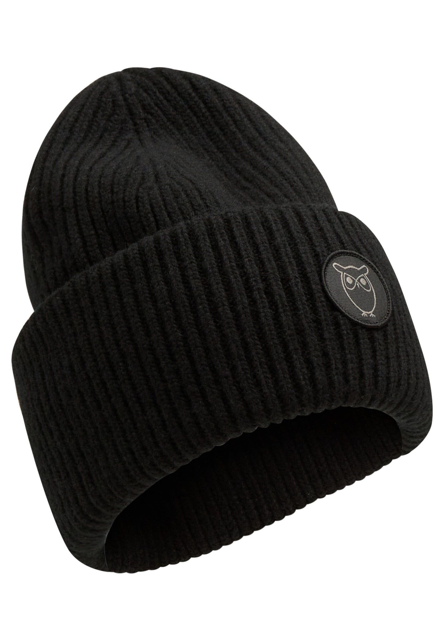 KCA - Big rib beanie - Vegan 1300 Black Jet - WERTE FREUNDE