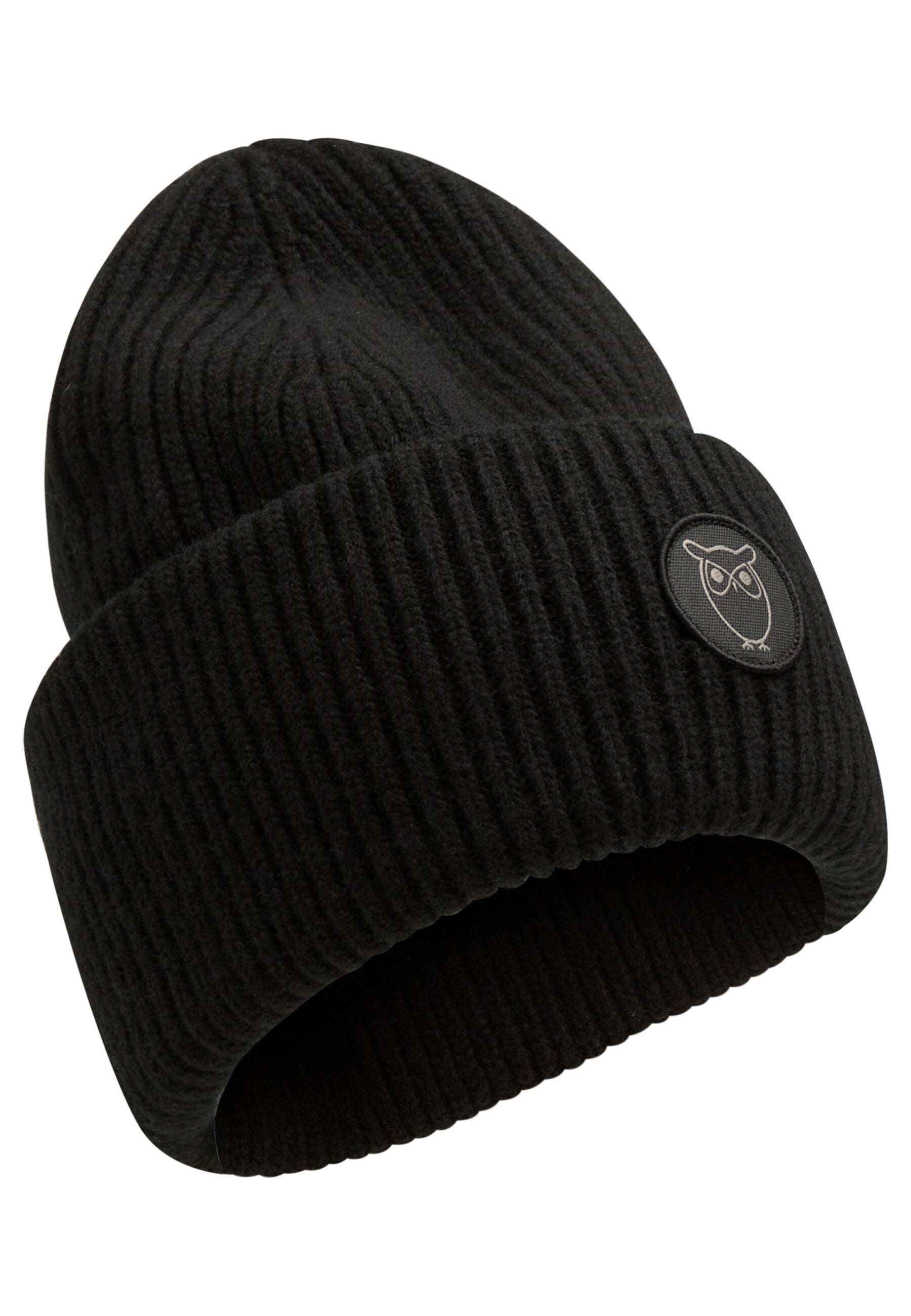 KCA - Big rib beanie - Vegan 1300 Black Jet - WERTE FREUNDE