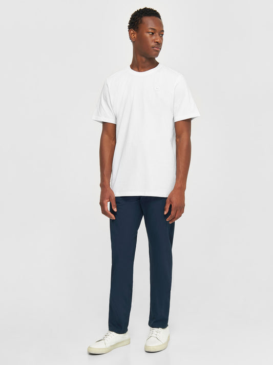 KCA - LOKE Badge t-shirt - Vegan Bright White - WERTE FREUNDE