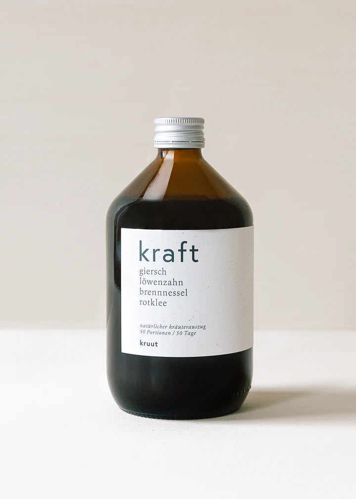 kruut - Wildkräuterauszug Kraft 500 ml - WERTE FREUNDE