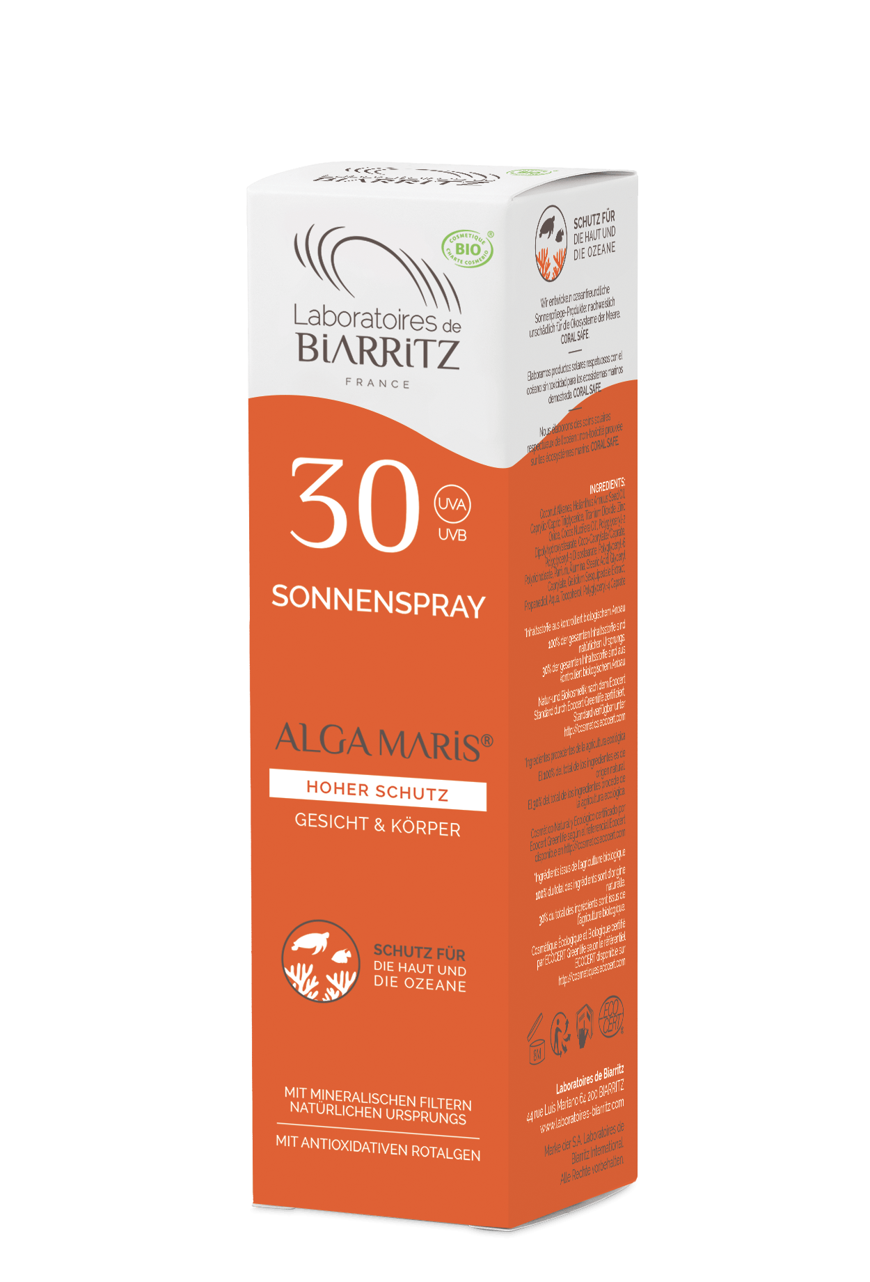 Laboratoires de Biarritz - Sonnenspray LSF 30 - 100 ml - WERTE FREUNDE