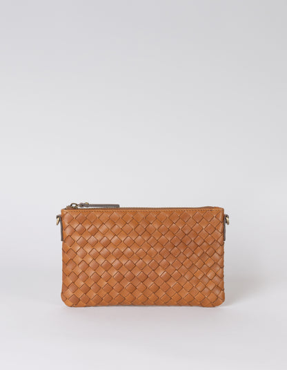 O MY BAG - Lexi Cognac woven classic leather