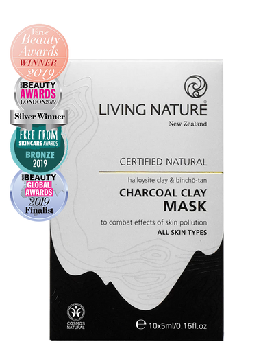 Living Nature - CHARCOAL CLAY MASK 50ml - WERTE FREUNDE