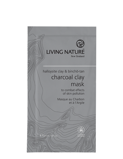 Living Nature - CHARCOAL CLAY MASK 50ml - WERTE FREUNDE