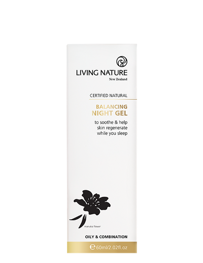 Living Nature - BALANCING NIGHT GEL 60ml - WERTE FREUNDE