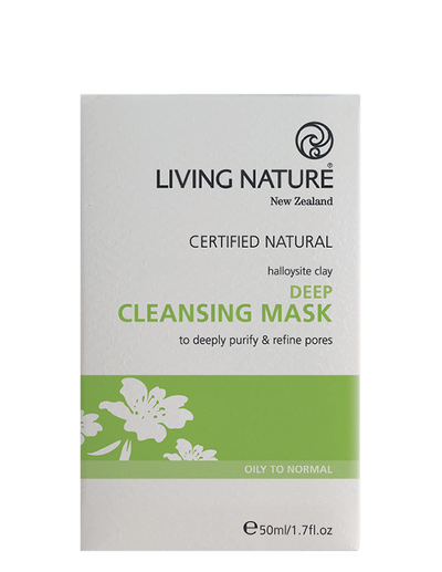 Living Nature - DEEP CLEANSING MASK 50ml - WERTE FREUNDE