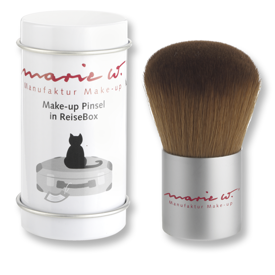 Marie W. - Make-up Pinsel mit Reisebox - 1 St - WERTE FREUNDE