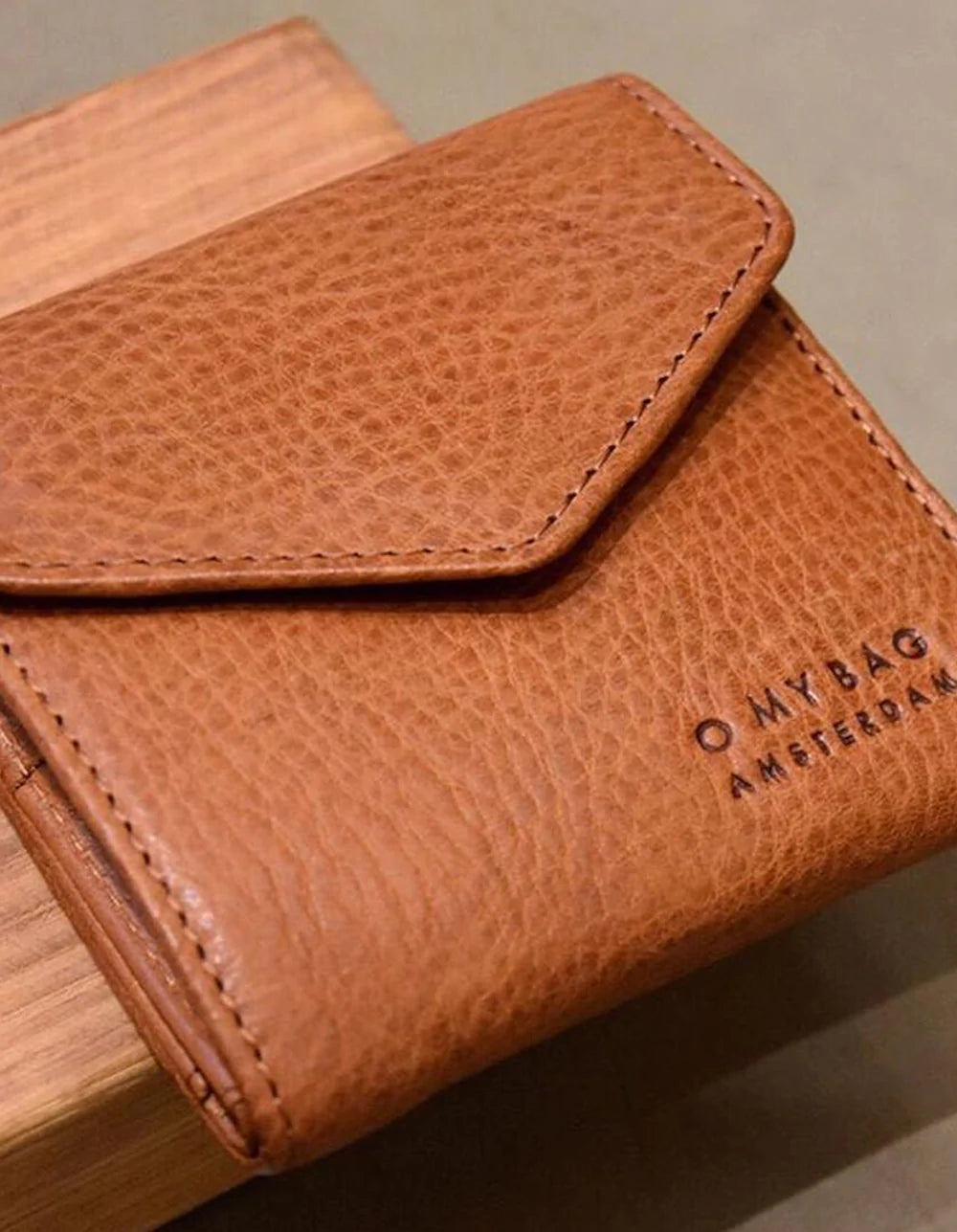 O MY BAG - GEORGIES WALLET Stromboli Cognac - WERTE FREUNDE