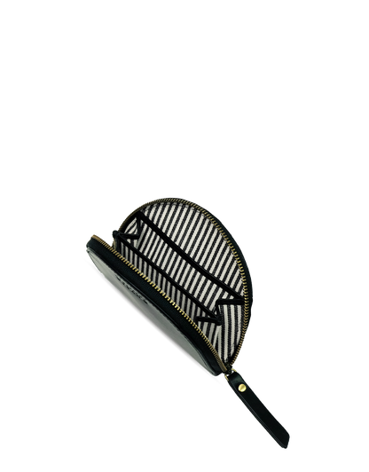 O MY BAG - Laura Purse Black Classic Leather - WERTE FREUNDE