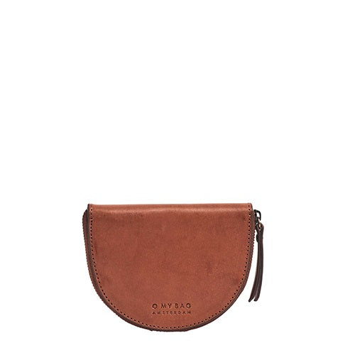 O MY BAG - Laura Purse Cognac Classic Leather - WERTE FREUNDE