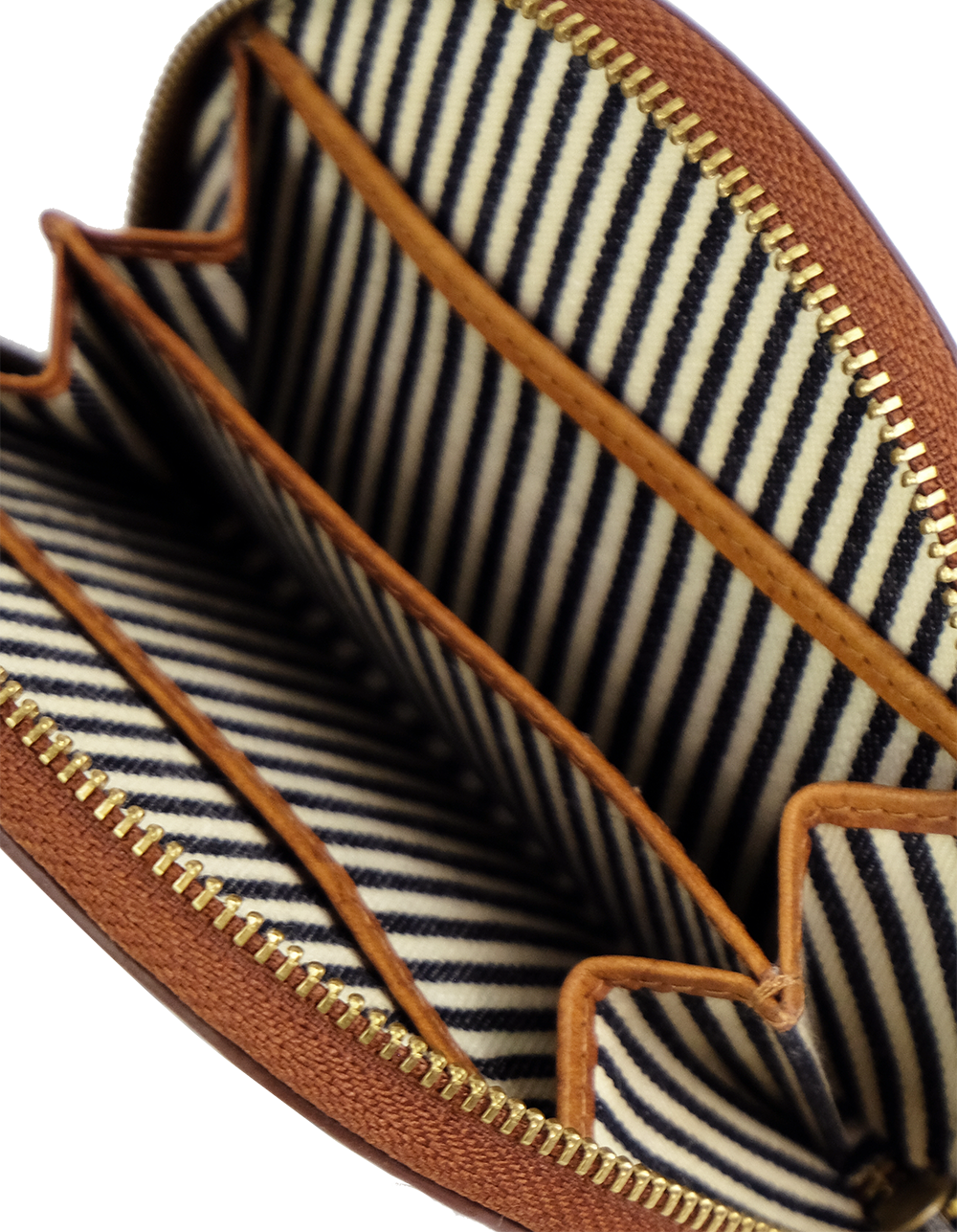 O MY BAG - LAURA'S PURSE Classic Cognac Croco - WERTE FREUNDE