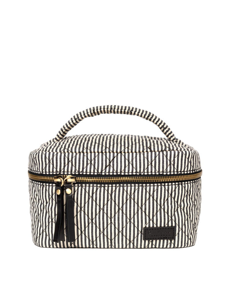 O MY BAG - ELISE MAKEUP BAG Cottton / Classic Black - WERTE FREUNDE