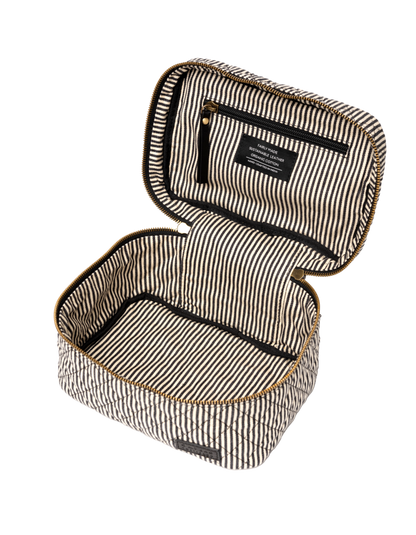 O MY BAG - ELISE MAKEUP BAG Cottton / Classic Black - WERTE FREUNDE