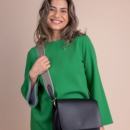 O MY BAG - AUDREY Apple Black - WERTE FREUNDE