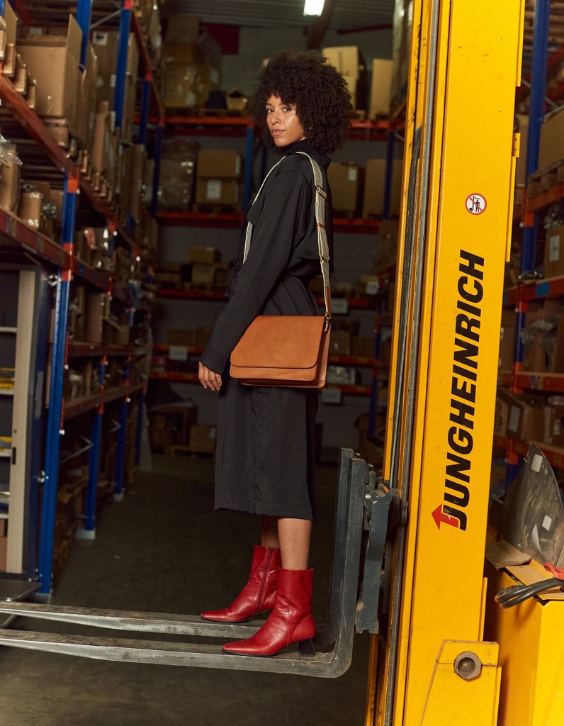 O MY BAG - AUDREY Apple Cognac - WERTE FREUNDE