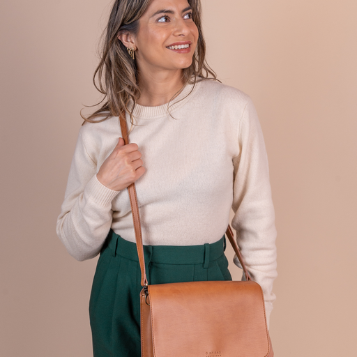 O MY BAG - AUDREY Apple Cognac - WERTE FREUNDE