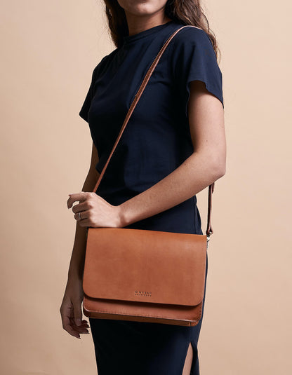 O MY BAG - AUDREY Classic Cognac - WERTE FREUNDE
