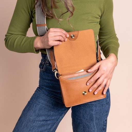 O MY BAG - AUDREY MINI Apple Cognac - WERTE FREUNDE