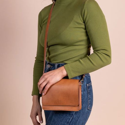 O MY BAG - AUDREY MINI Apple Cognac - WERTE FREUNDE