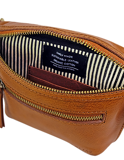 O MY BAG - BECKS BUMBAG Stromboli Cognac - WERTE FREUNDE
