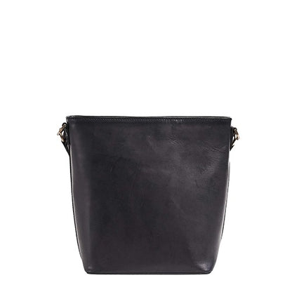 O MY BAG - BOBBI BUCKET BAG MAXI Black Classic Leather - WERTE FREUNDE