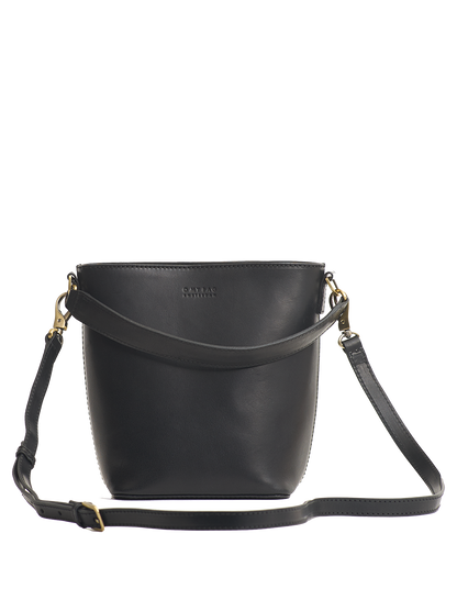 O MY BAG - BOBBI BUCKET BAG MIDI Classic Black - WERTE FREUNDE