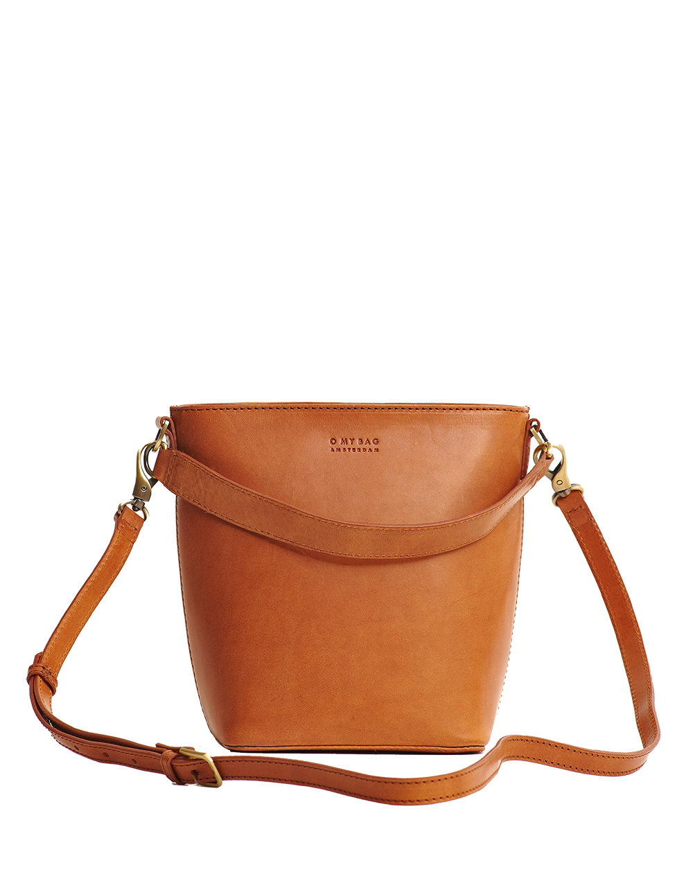 O MY BAG - BOBBI BUCKET BAG MIDI Classic Cognac - WERTE FREUNDE