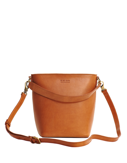 O MY BAG - BOBBI BUCKET BAG MIDI Classic Cognac - WERTE FREUNDE