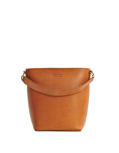 O MY BAG - BOBBI BUCKET BAG MIDI Classic Cognac - WERTE FREUNDE