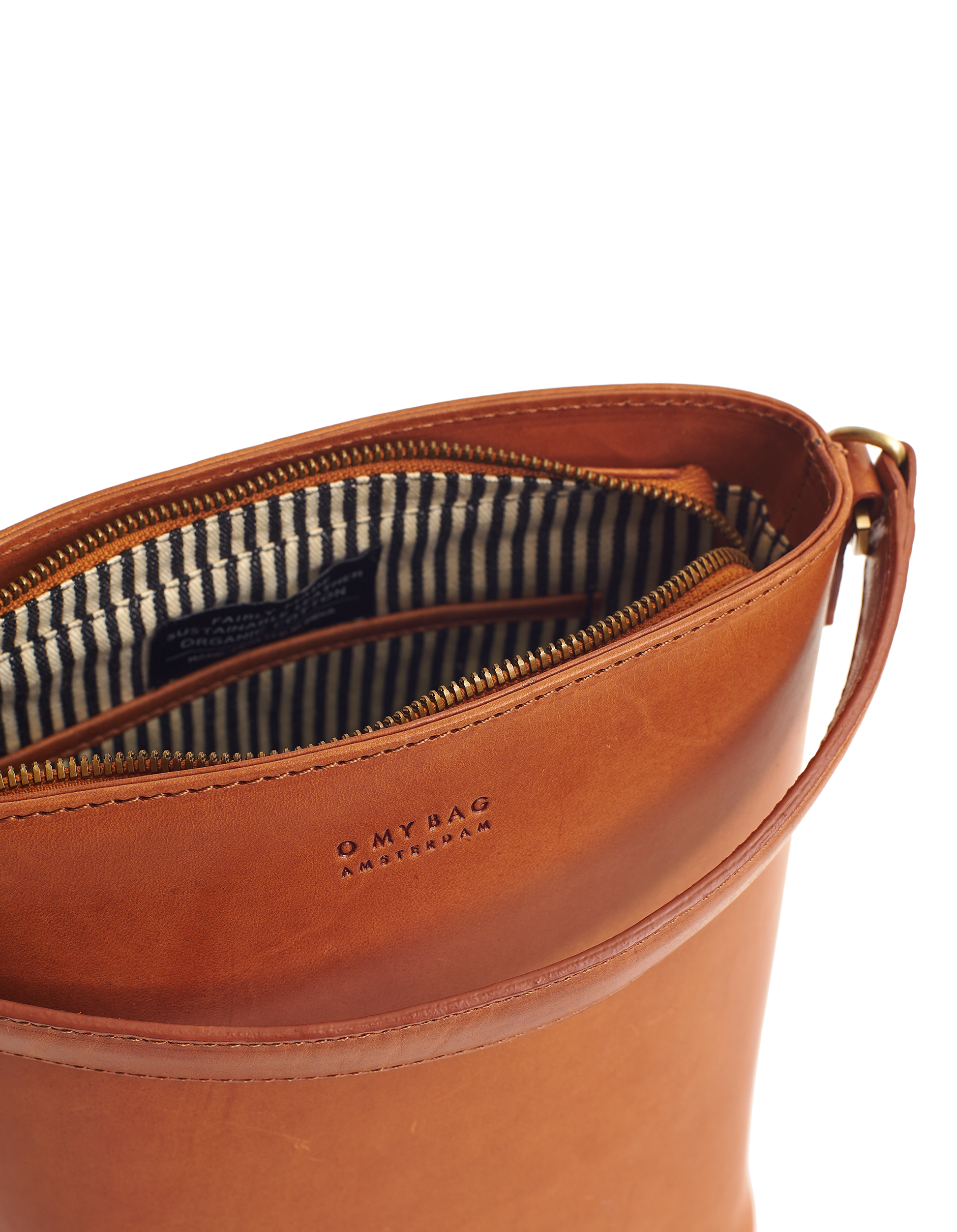 O MY BAG - BOBBI BUCKET BAG MIDI Classic Cognac - WERTE FREUNDE