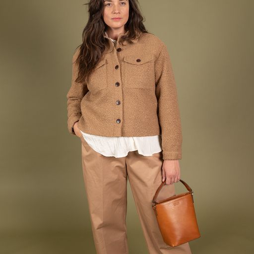 O MY BAG - BOBBI BUCKET BAG MIDI Classic Cognac - WERTE FREUNDE