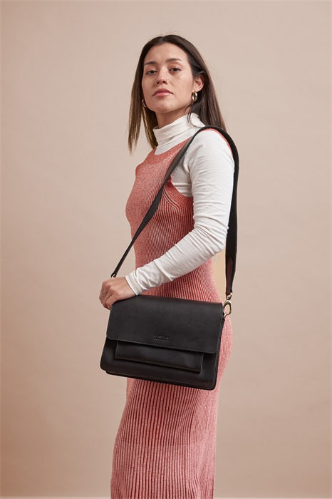 O MY BAG - Harper Bag Black Classic Leather - WERTE FREUNDE