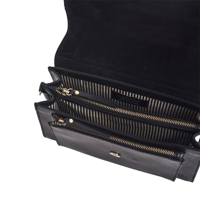 O MY BAG - Harper Bag Black Classic Leather - WERTE FREUNDE