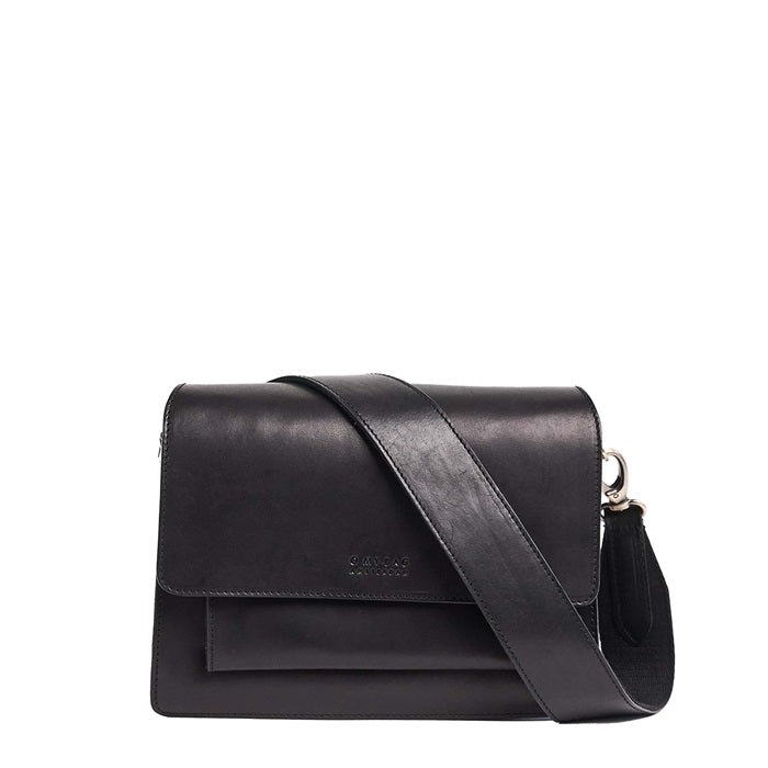 O MY BAG - Harper Bag Black Classic Leather - WERTE FREUNDE