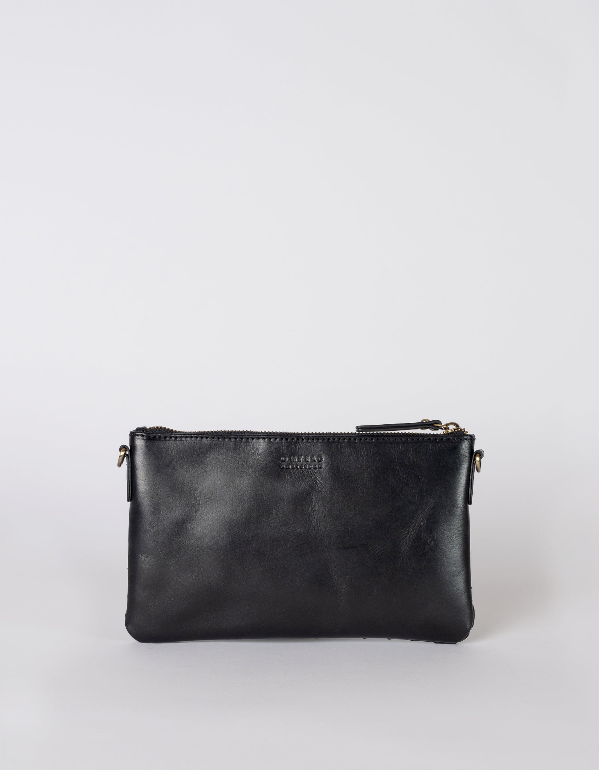 O MY BAG - Lexi Black woven classic leather - WERTE FREUNDE