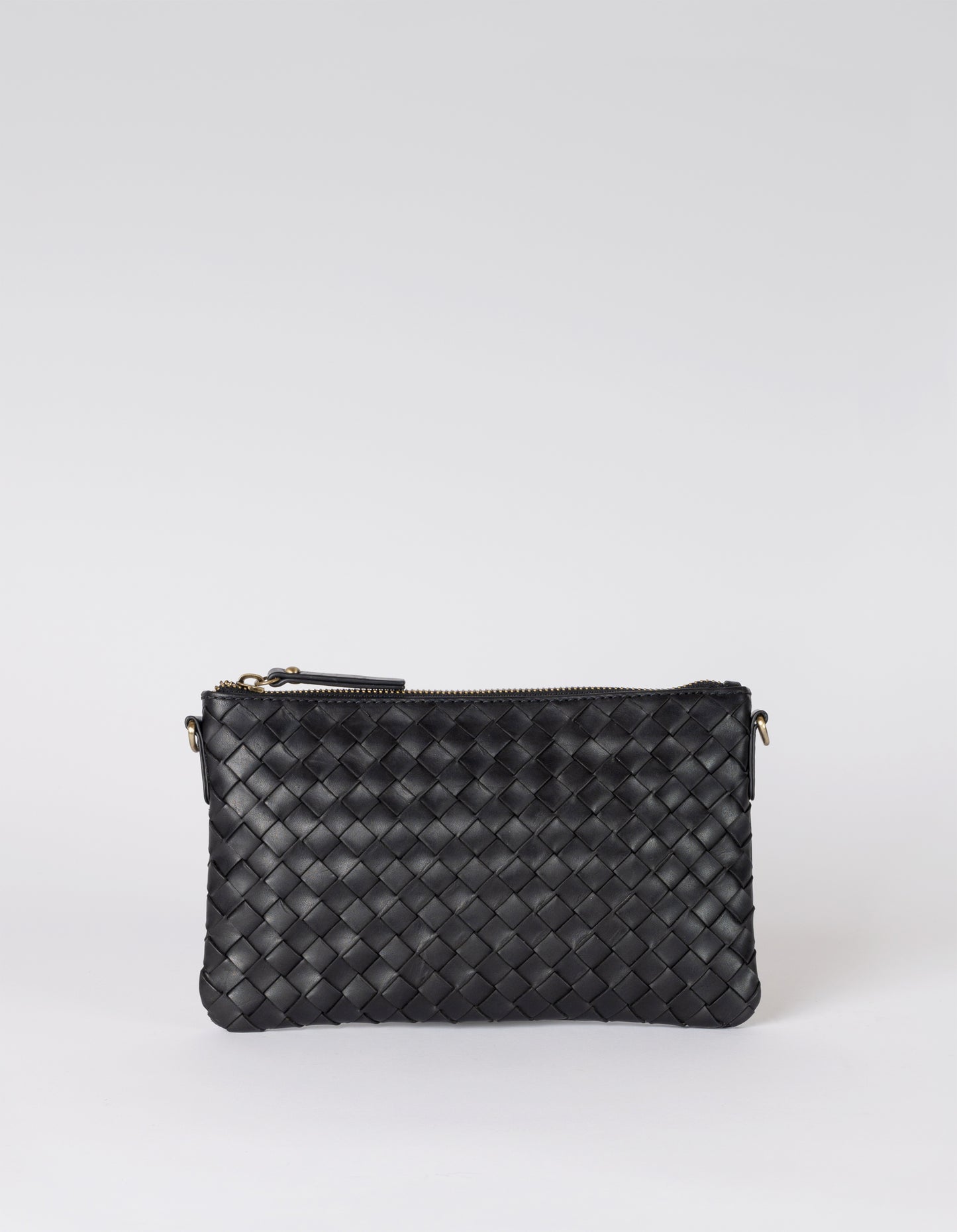 O MY BAG - Lexi Black woven classic leather - WERTE FREUNDE