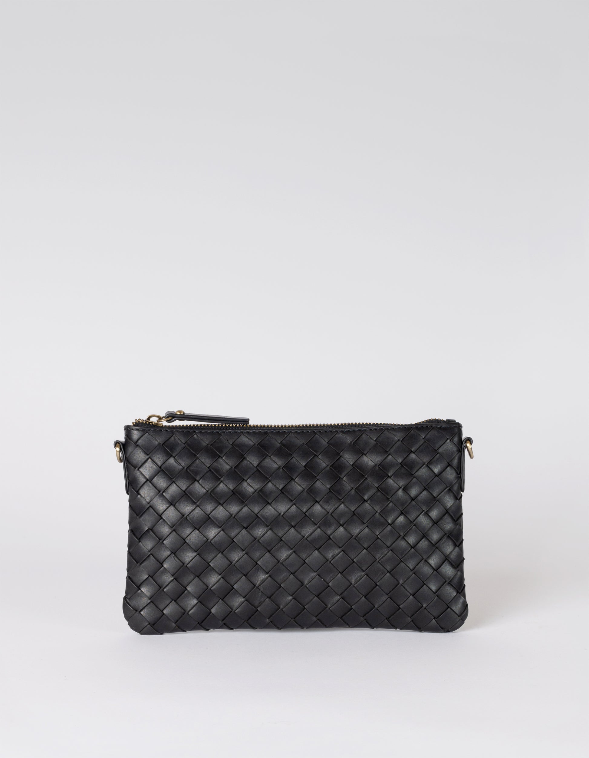O MY BAG - Lexi Black woven classic leather - WERTE FREUNDE