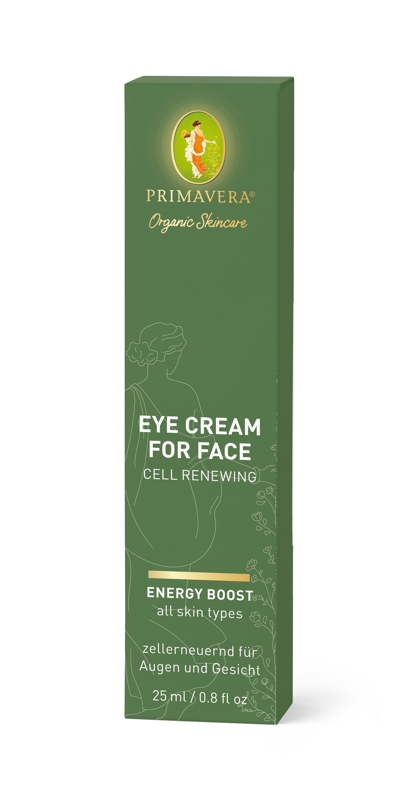 Primavera - Energy Boost - Eye Cream for Face - Cell Renewing 25 ml - WERTE FREUNDE