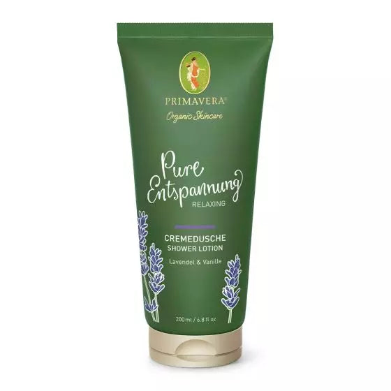 Primavera - Cremedusche Pure Entspannung Lavendel & Vanille 200 ml - WERTE FREUNDE