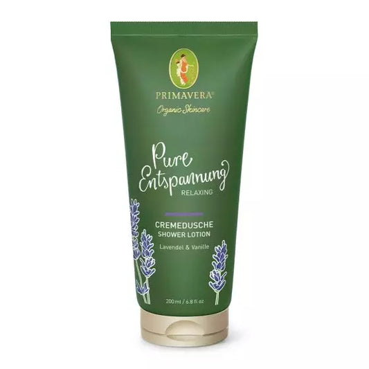 Primavera - Cremedusche Pure Entspannung Lavendel & Vanille 200 ml - WERTE FREUNDE