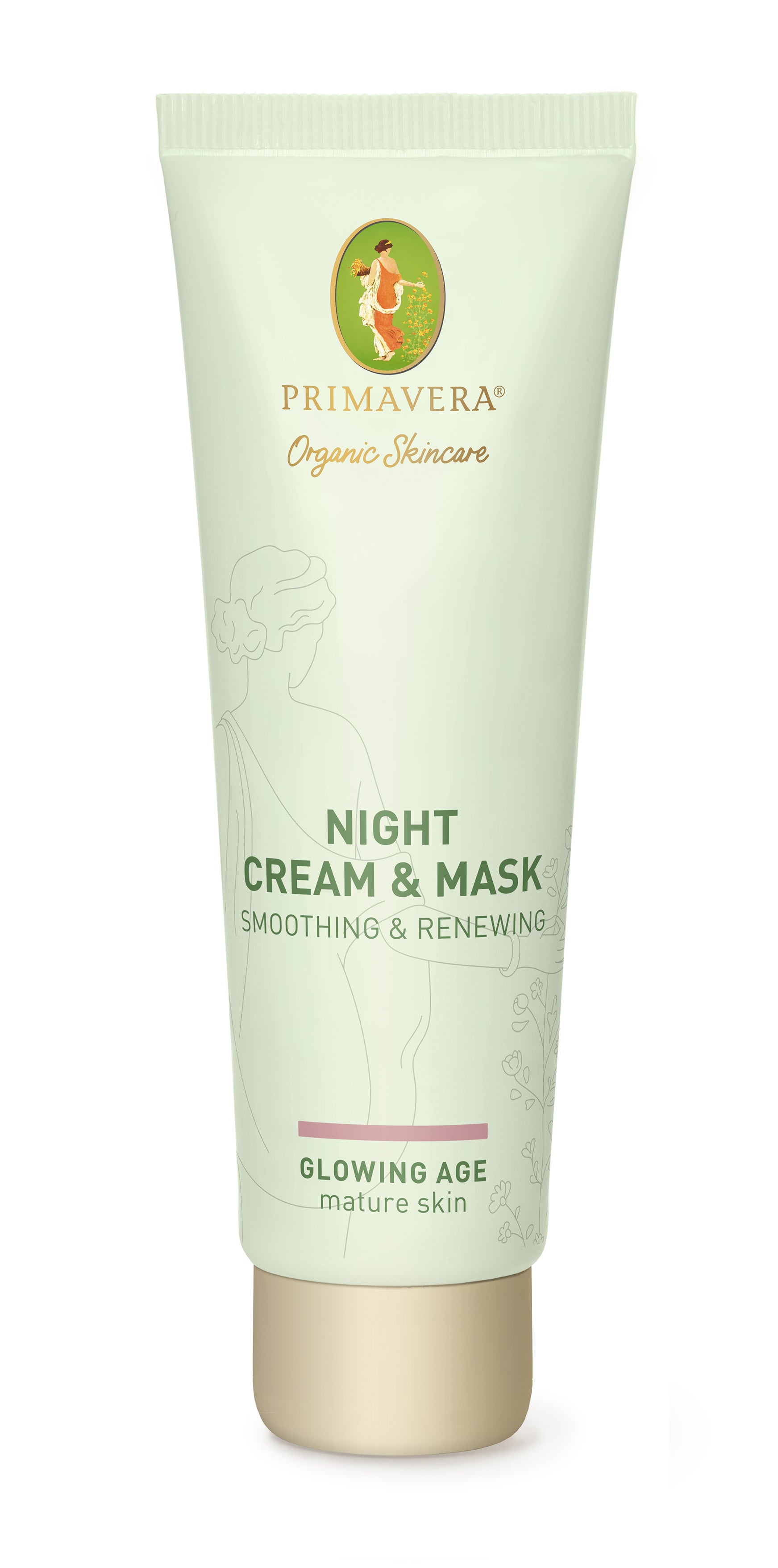 Primavera - Glowing Age - Night Cream & Mask Smoothing & Renewing 50 ml - WERTE FREUNDE