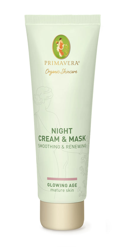 Primavera - Glowing Age - Night Cream & Mask Smoothing & Renewing 50 ml - WERTE FREUNDE
