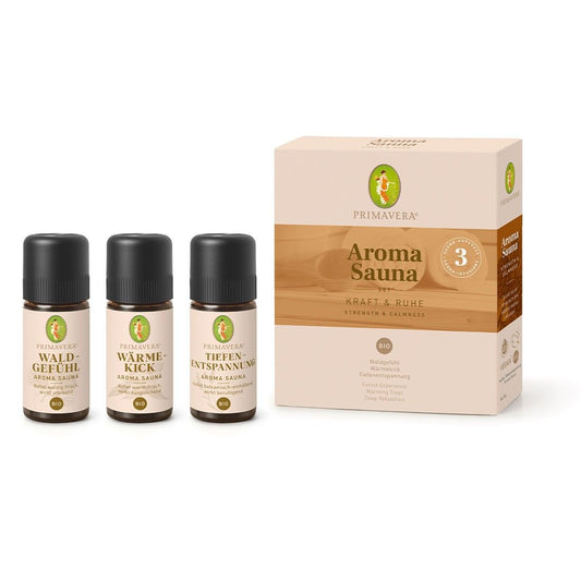 Primavera - Aroma Sauna Set Kraft & Ruhe 1 Stk. - WERTE FREUNDE