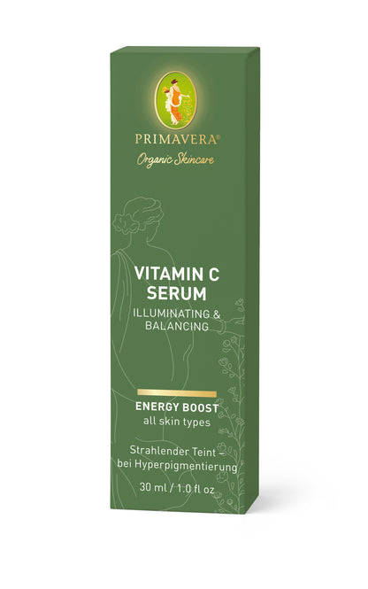 Primavera - Energy Boost - Vitamin C Serum Illuminating & Balancing 30 ml - WERTE FREUNDE