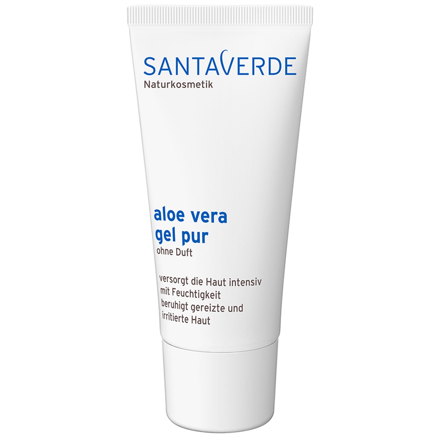 Santaverde - Kleingröße Aloe Vera Gel Pur ohne Duft - Spezial Körperpflege - 50 ml - WERTE FREUNDE