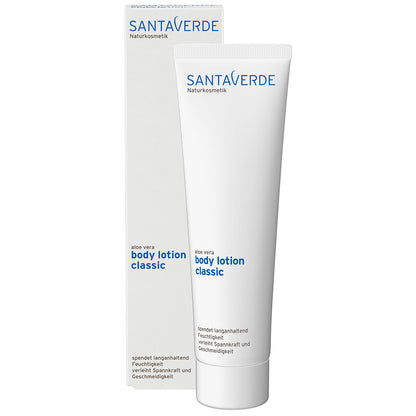 Santaverde - Aloe Vera Body Lotion Classic - Basis Körperpflege - 150 ml - WERTE FREUNDE