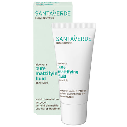Santaverde - Pure Mattifying Fluid ohne Duft - 30 ml - WERTE FREUNDE