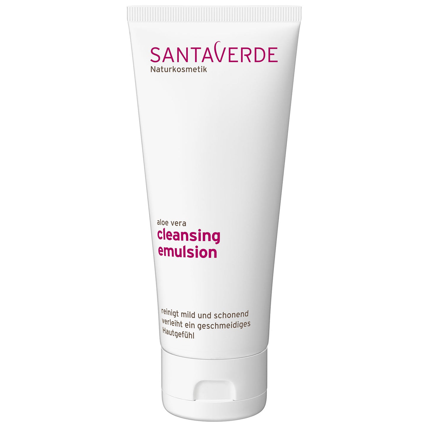 Santaverde - Aloe Vera Reinigungsemulsion - Sanfte Reinigung - 100 ml - WERTE FREUNDE